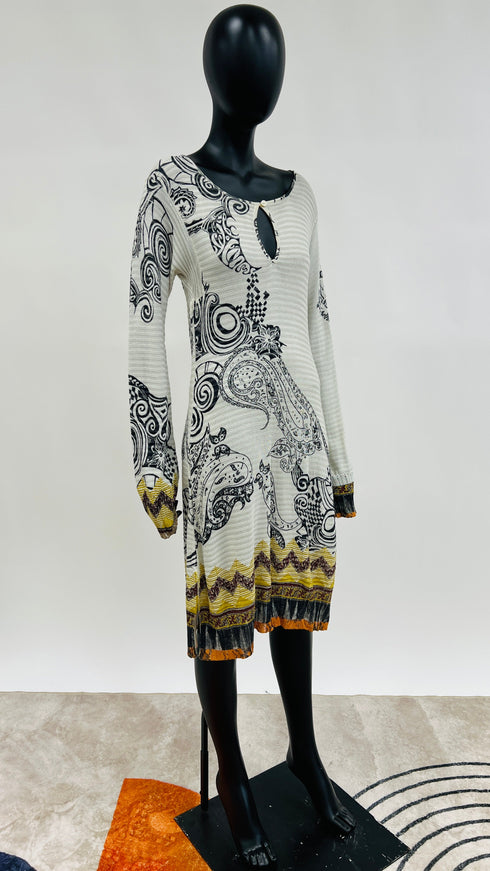 Abito midi in maglia vintage