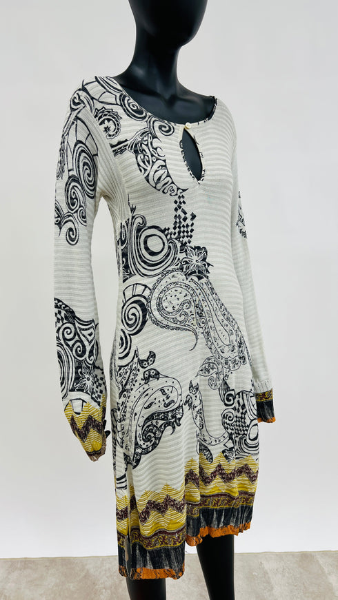 Abito midi in maglia vintage