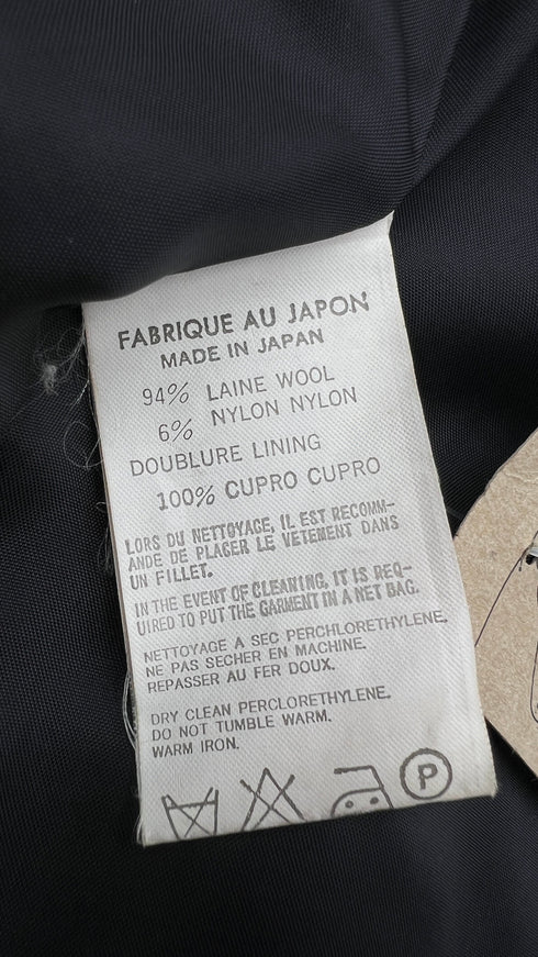 Giacca in panno nero