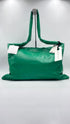 Borsa "Square Oil Green" con cartellino