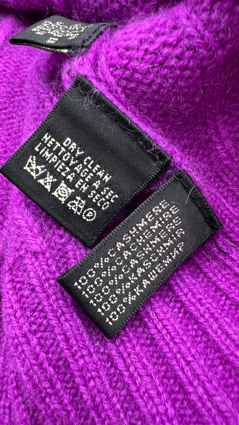 Maglia cashmere a trecce