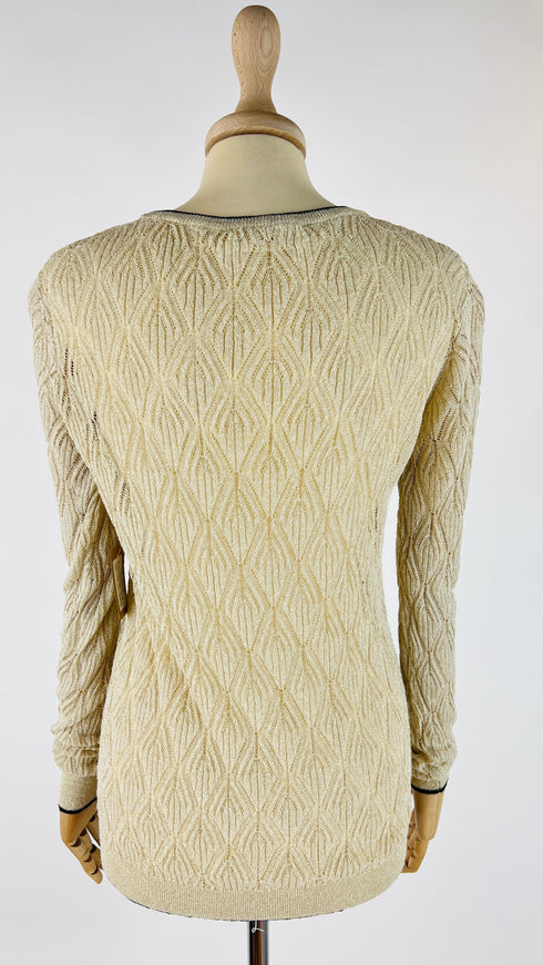 Maglia a rombi lurex