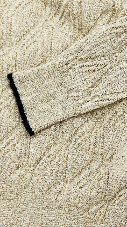 Maglia a rombi lurex