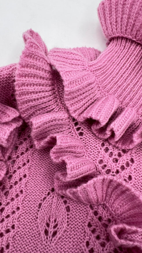 Dolcevita traforato in lana