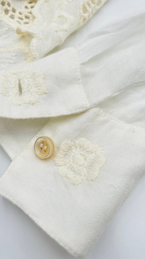 Blusa ricami in pizzo