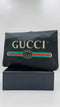 Pochette in pelle banda web