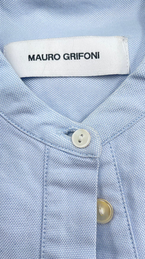 Camicia smanicata in cotone