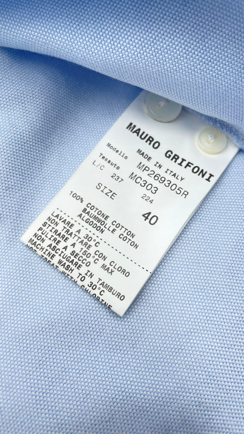 Camicia smanicata in cotone