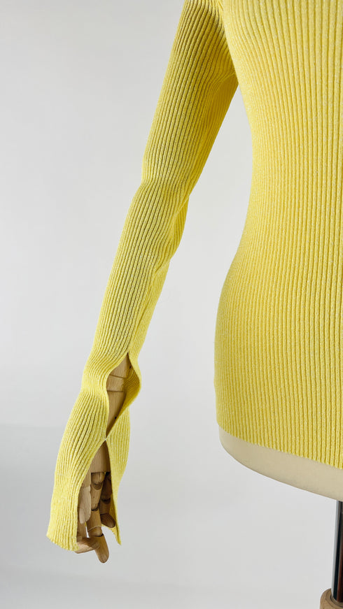 Dolcevita giallo lurex