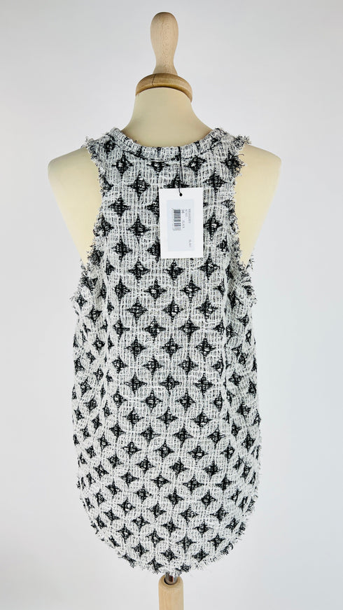 Top a rombi con cartellino