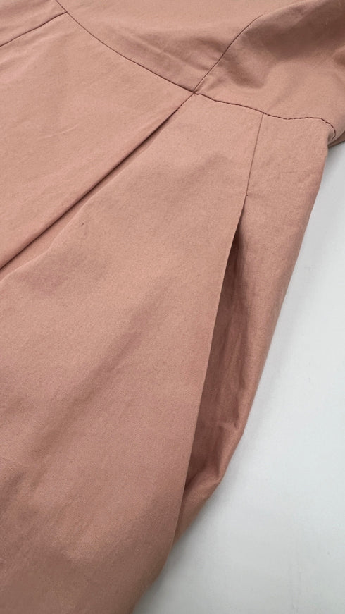 Abito midi rose lasercut