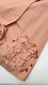 Abito midi rose lasercut