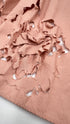 Abito midi rose lasercut