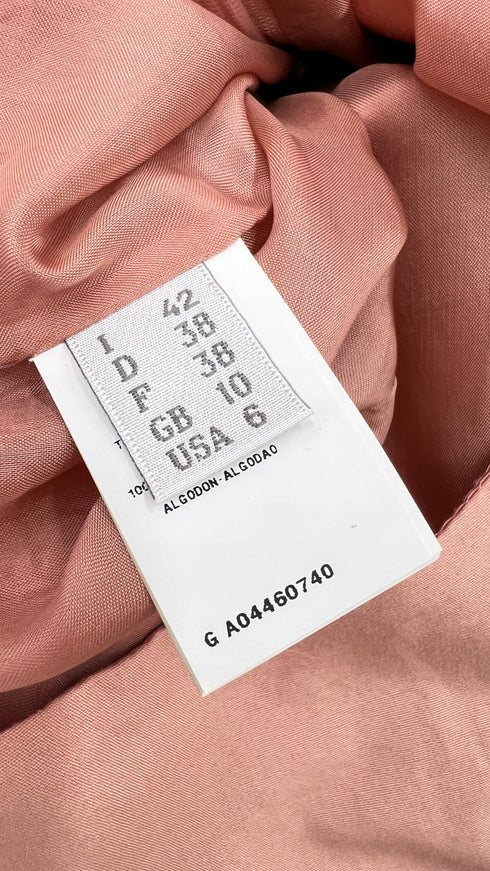 Abito midi rose lasercut