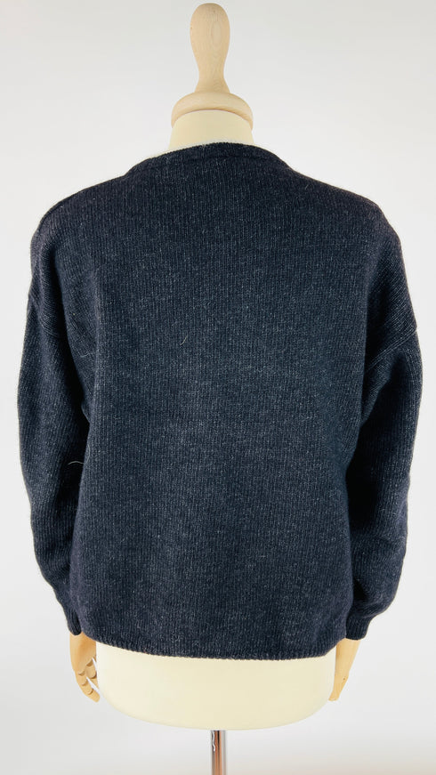 Maglione girocollo con coniglio