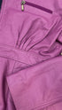 Giacca in pelle viola