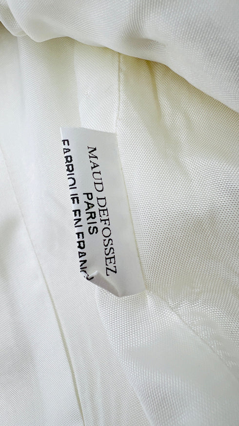 Giacca corta orli sfrangiati