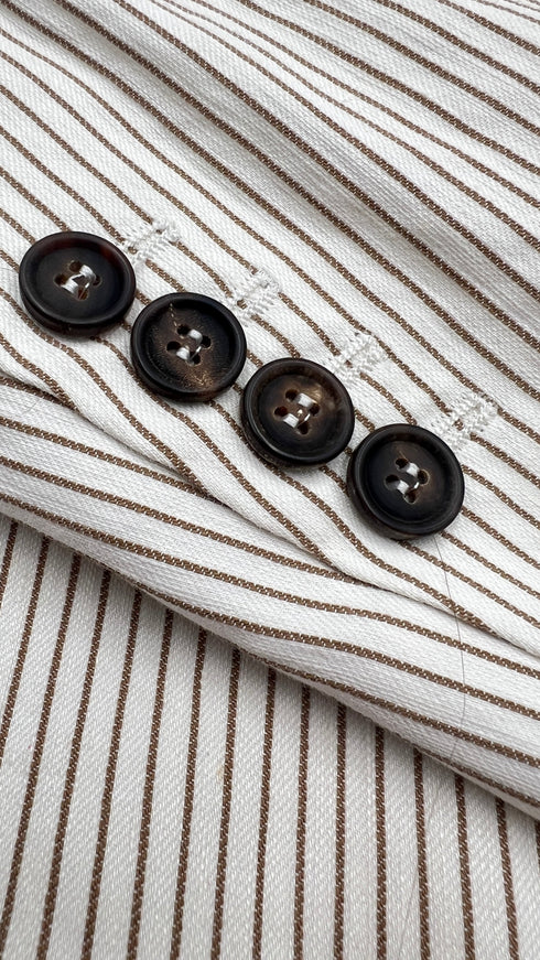 Blazer corto a righe