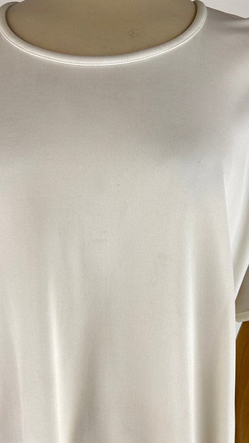 T-shirt lunga bianca
