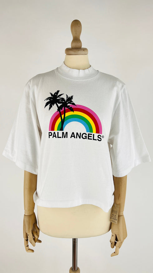 T-shirt stampa arcobaleno