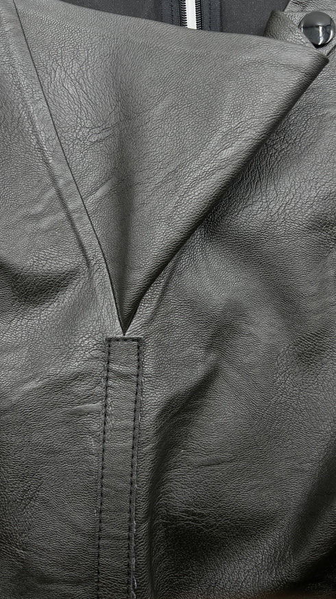 Top kimono eco pelle