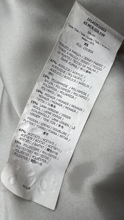 Cappotto color ghiaccio