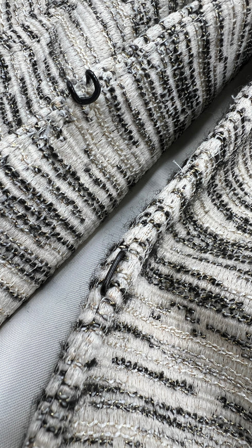 Soprabito con cintura a righine