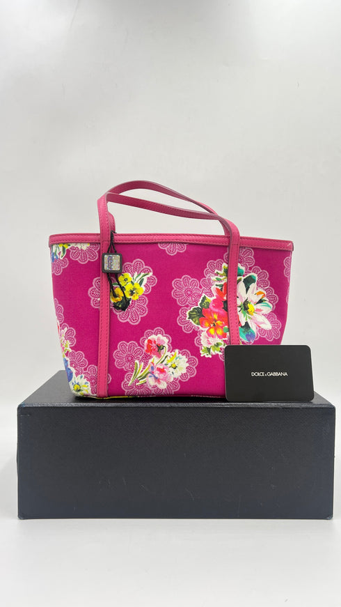 Borsa a mano floreale
