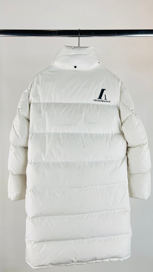 Piumino lungo bianco