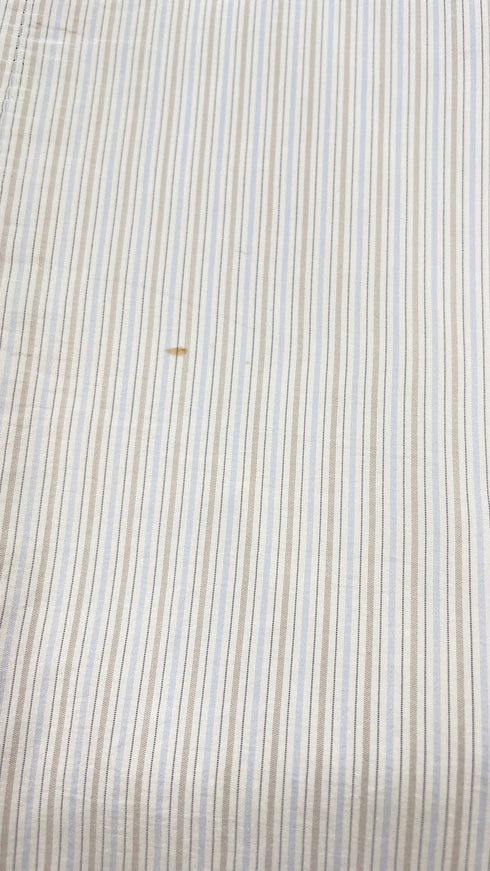 Shorts in seta a righe