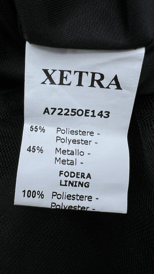 Abito mini in lurex dorato