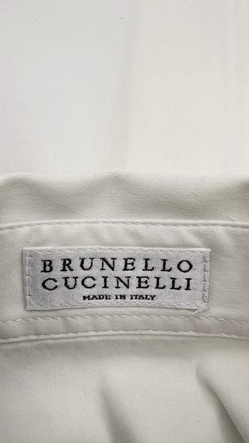 Camicia smanicata bianca