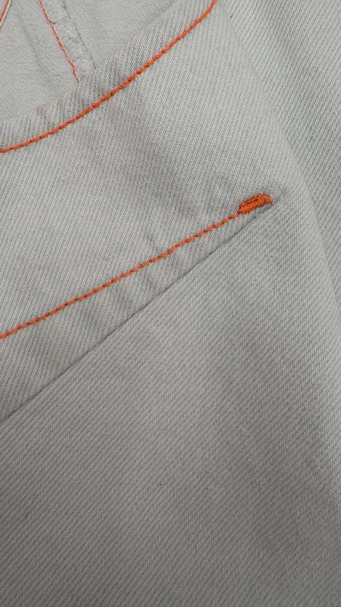 Gilet cropped sfrangiato