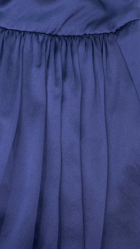 Shorts plissè raso di seta