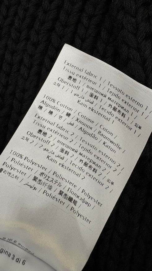 Maglia nera con fiocco