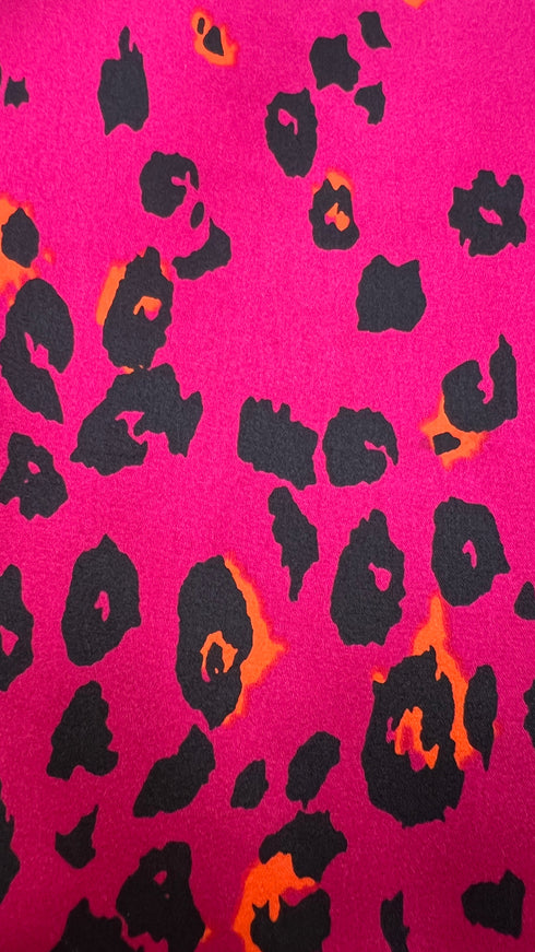 Abito midi animalier