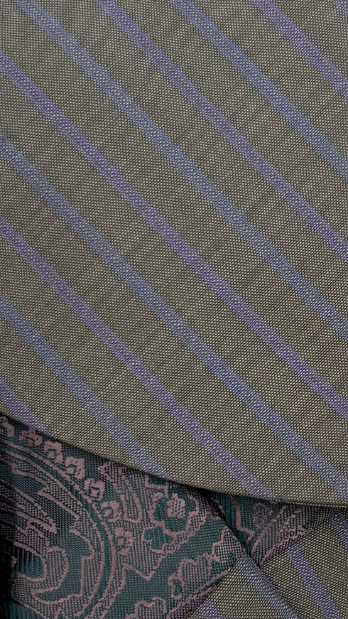 Blazer gessato di lana