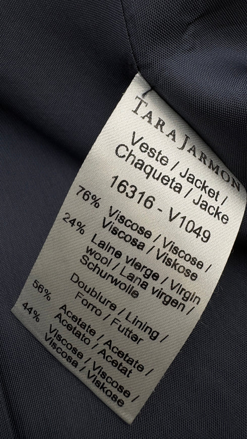 Blazer blu bottoni logati