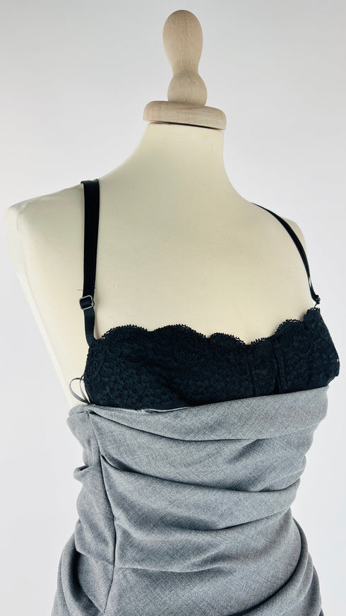 Abito corto arricciato