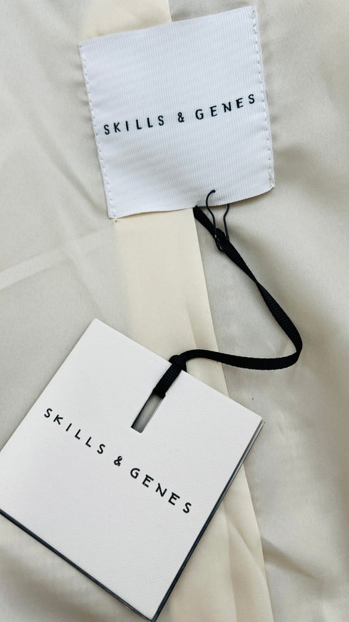 Blazer pied de poule con cartellino