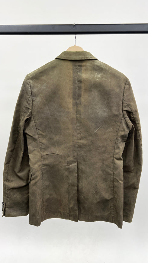 Blazer monopetto camouflage