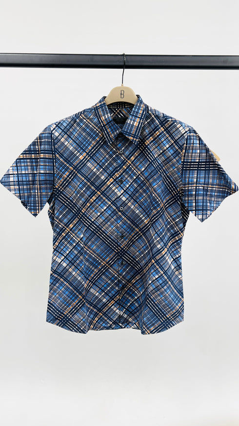 Camicia tartan slim-fit