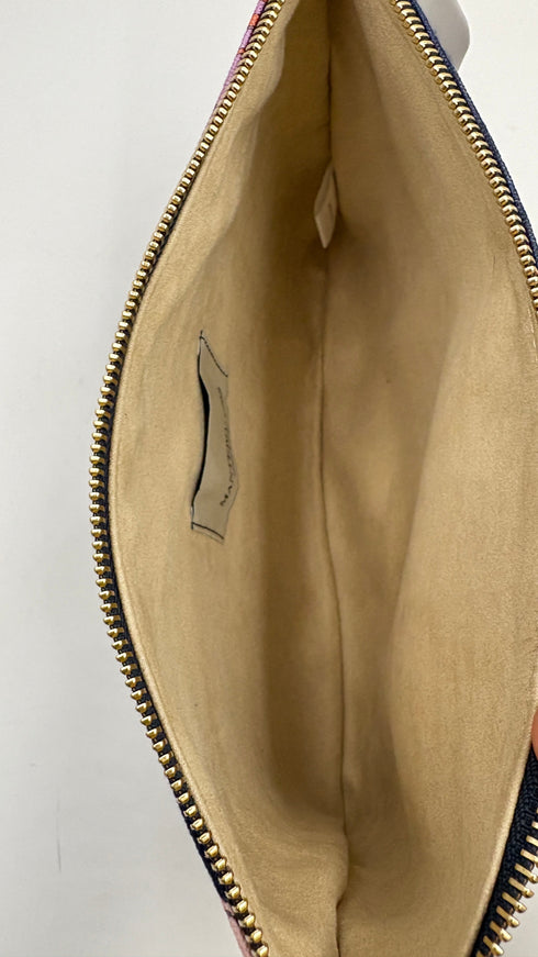 Pochette a fiori con cartellino