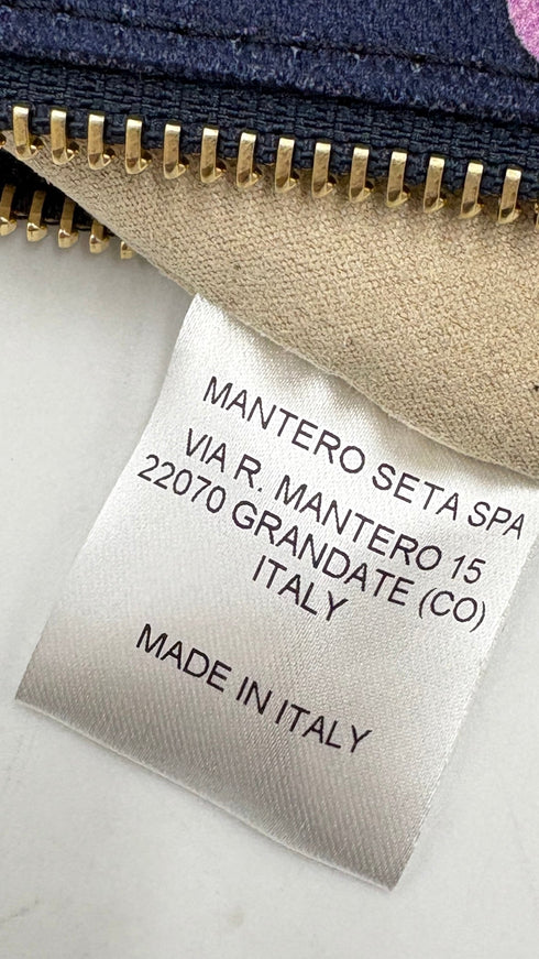 Pochette a fiori con cartellino