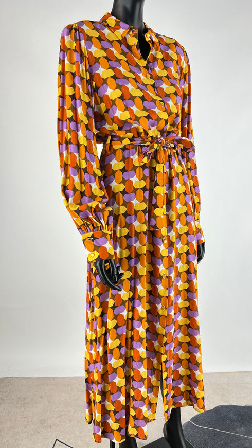 Chemisier stampa geometrica