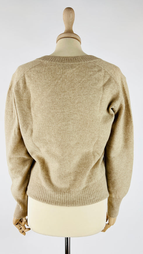 Maglia V in cashmere