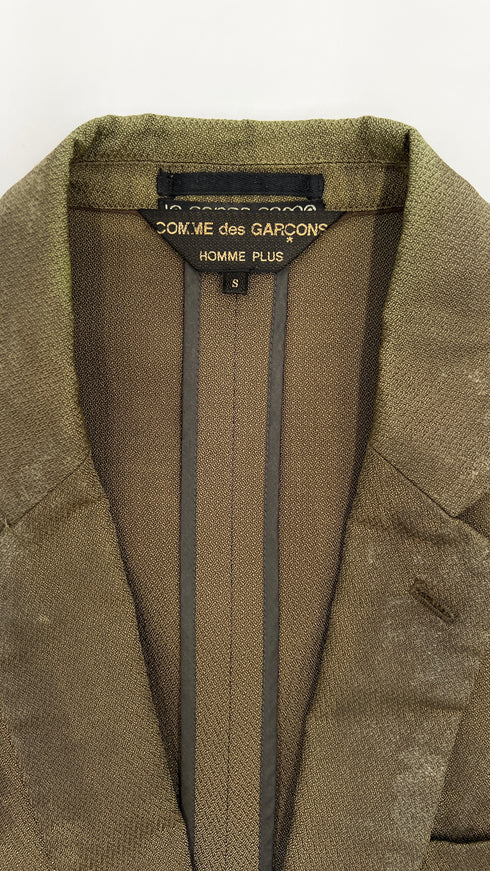 Blazer monopetto camouflage