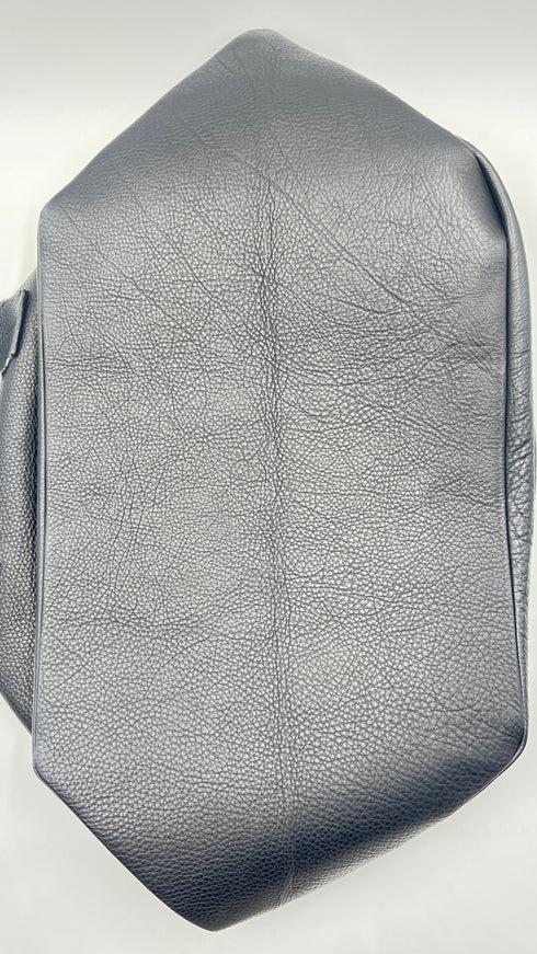 Maxi tote bag in pelle