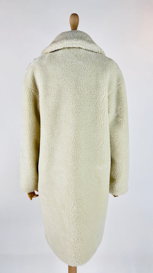 Cappotto teddy bianco