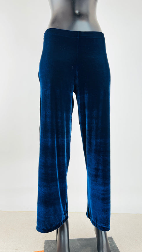 Completo in velluto blu